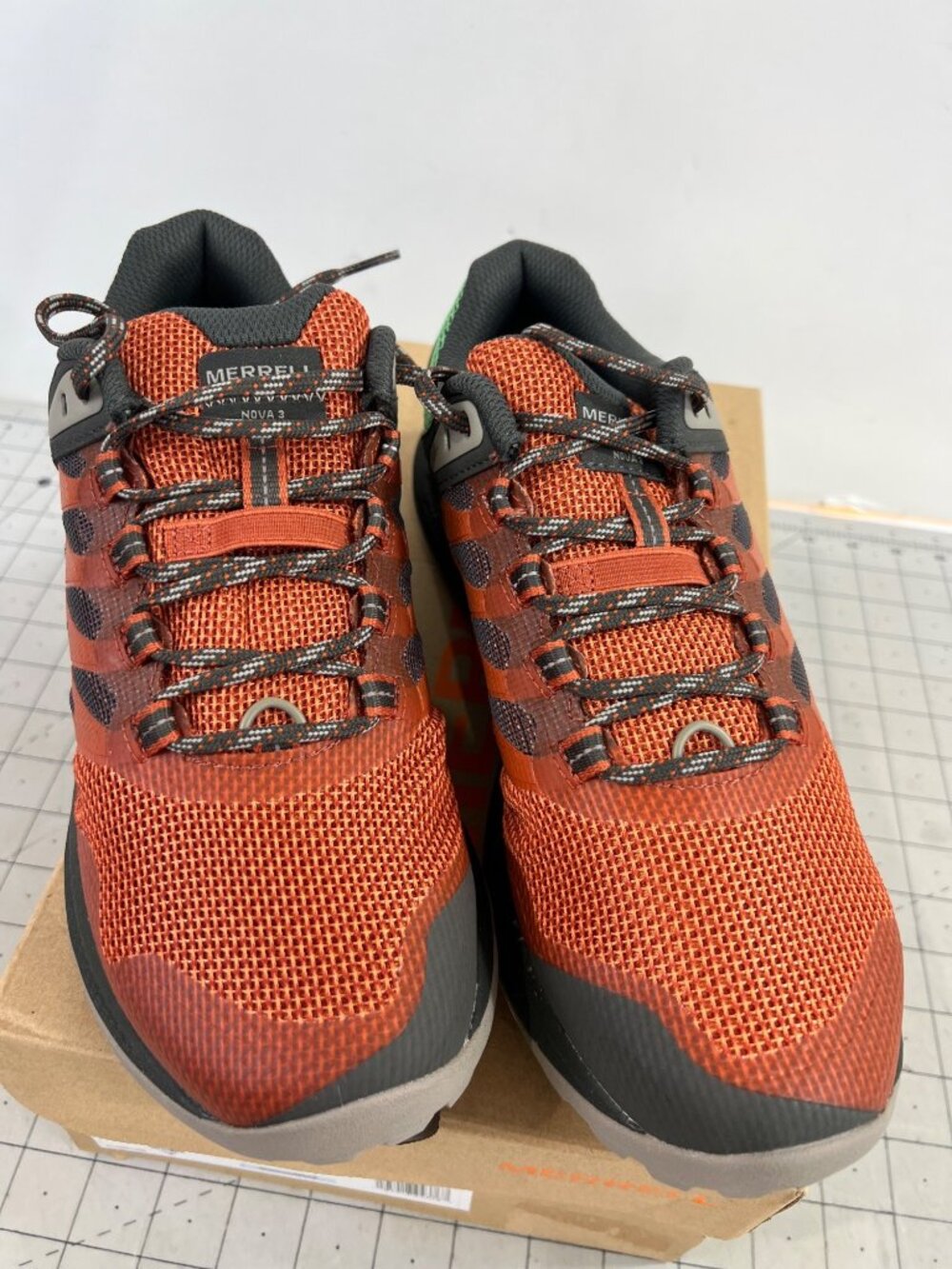 Merrell Men's Nova 3 Low Trail Running Shoes Clay Sz. 8 New - Picture 2 of 7